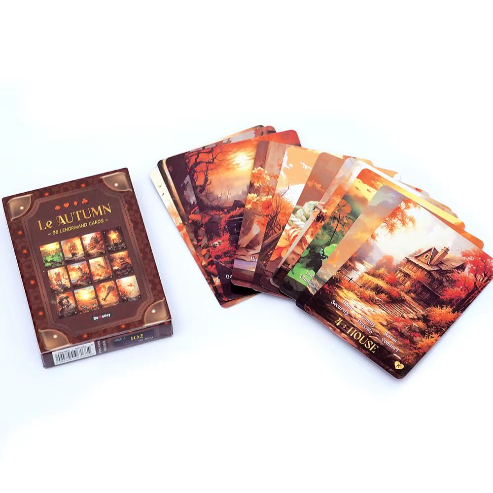 Board Game Life - Lenormand Tarot Deck Le Autumn Collection