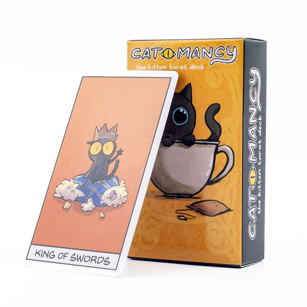 Board Game Quantum - Cat Mancy Kitten Tarot Deck 78