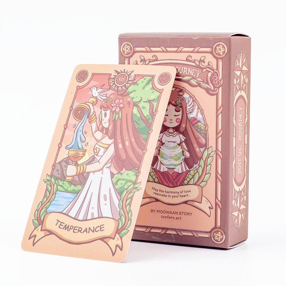 Board Game Illustrator - Joyful Journey Tarot Deck -78 Kaartbordspel
