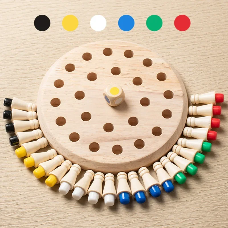 Board Game With Questions - 1PC Houten Memory Match Stick Chess