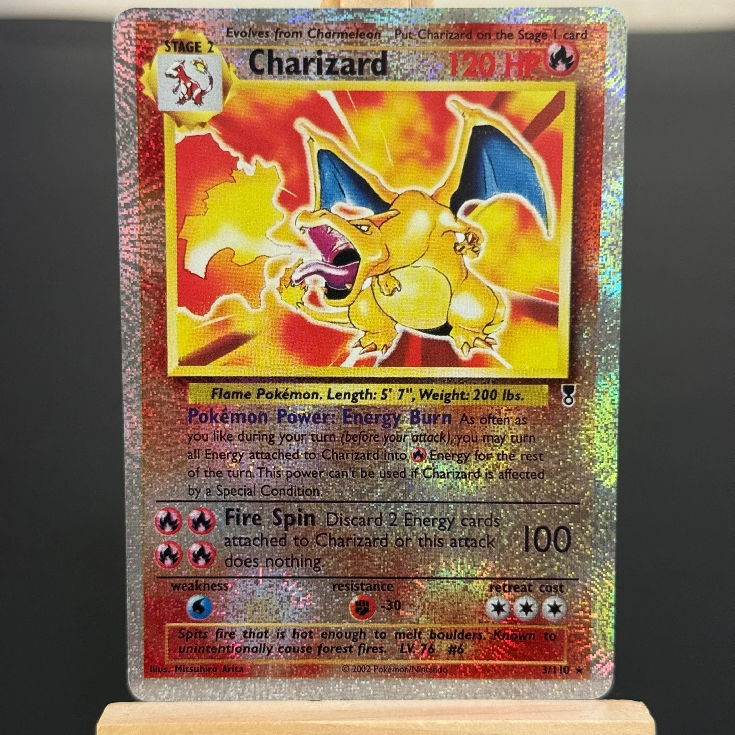 Board Game Online - TCG Engelse Charizard verzamelkaart 2002 Legendarische