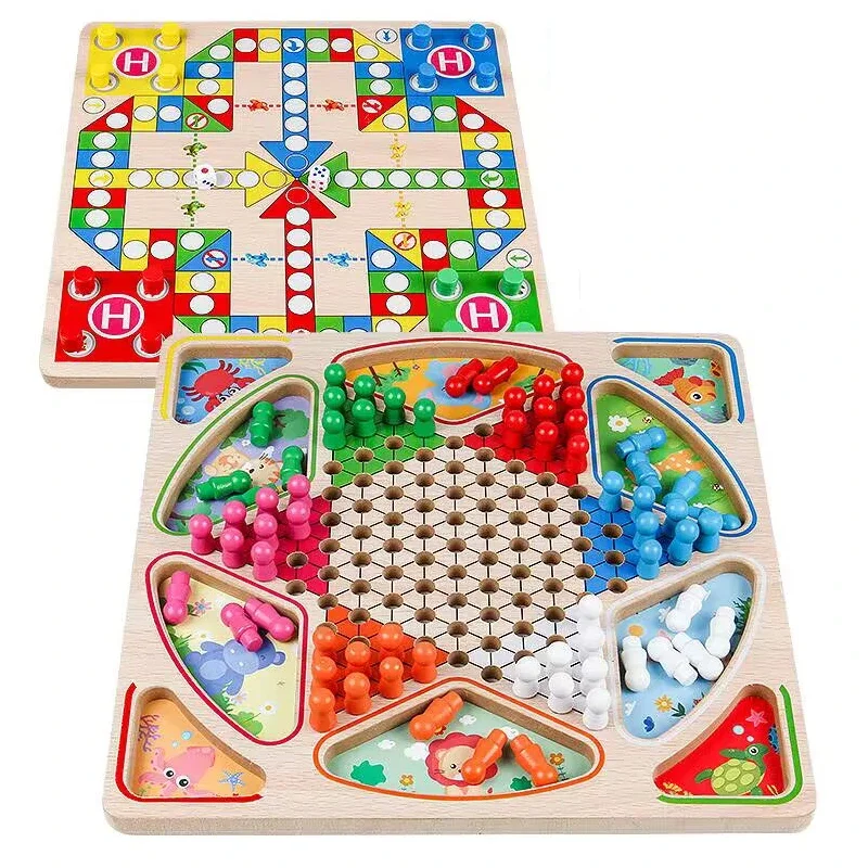 Board Game Catan - 2 In 1 Dubbelzijdig Mini Schaakspel