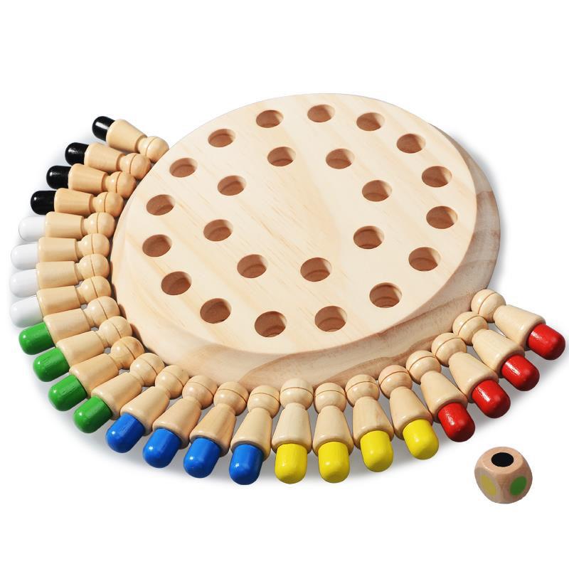 Board Game Oath - Houten puzzelspeelgoed Montessori Educatief leren Kleur