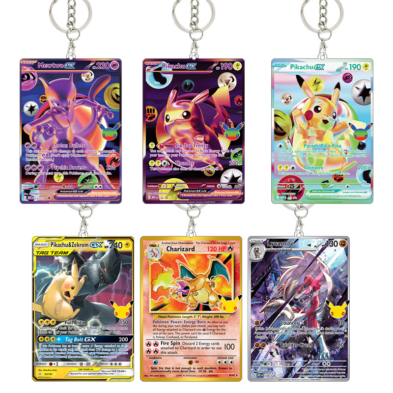 Board Game Online - Engelse 30e Acryl Sleutelhanger TCG Mewtwo