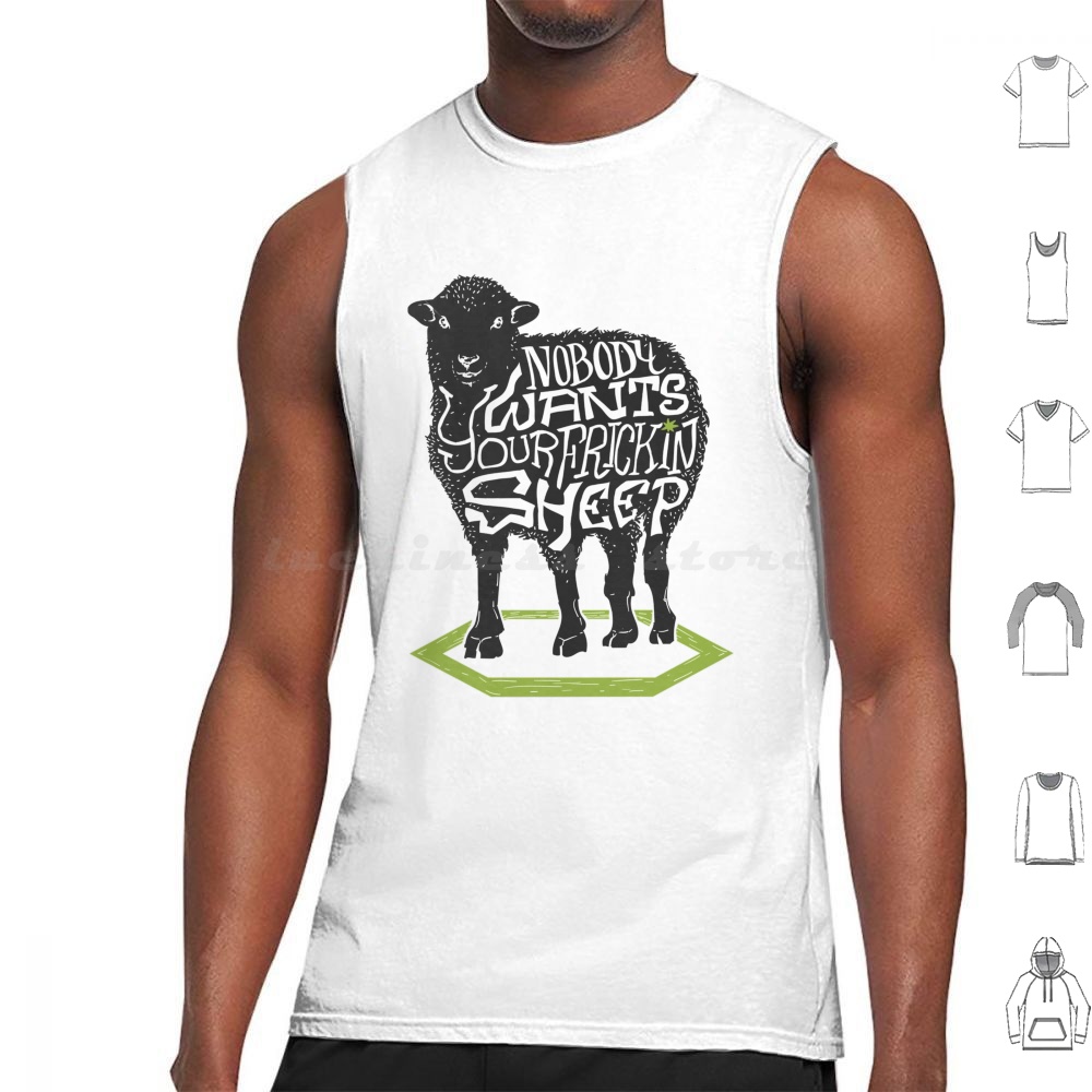 Board Game Catan - Niemand wil je schaap (licht) Tanktops