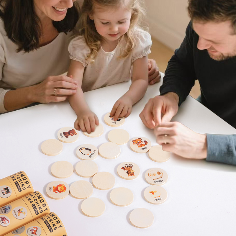 Houten Memory Match Stick Scha - Board Game Oath recensie en prijs