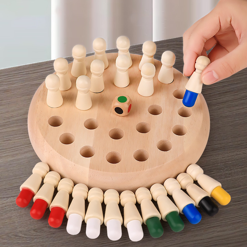Houten Memory Matchstick Schaa - Board Game Oath recensie en prijs