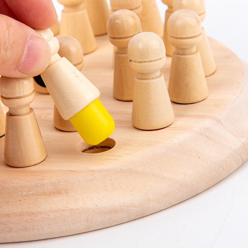 Houten Memory Matchstick Schaa - Board Game Oath recensie en prijs