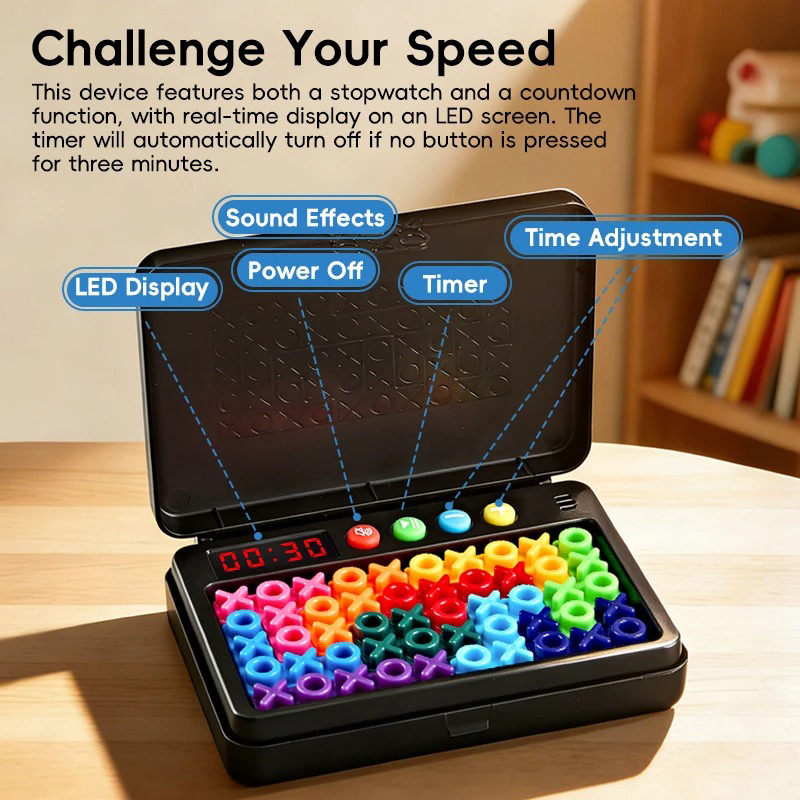 KNYYSECQ Smart XO-puzzel Kinde - Board Game With Questions recensie en prijs