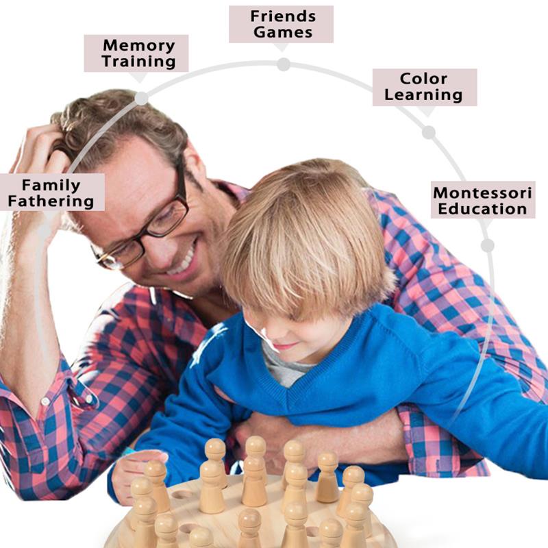 Houten Memory Match Stick Scha - Board Game Oath recensie en prijs
