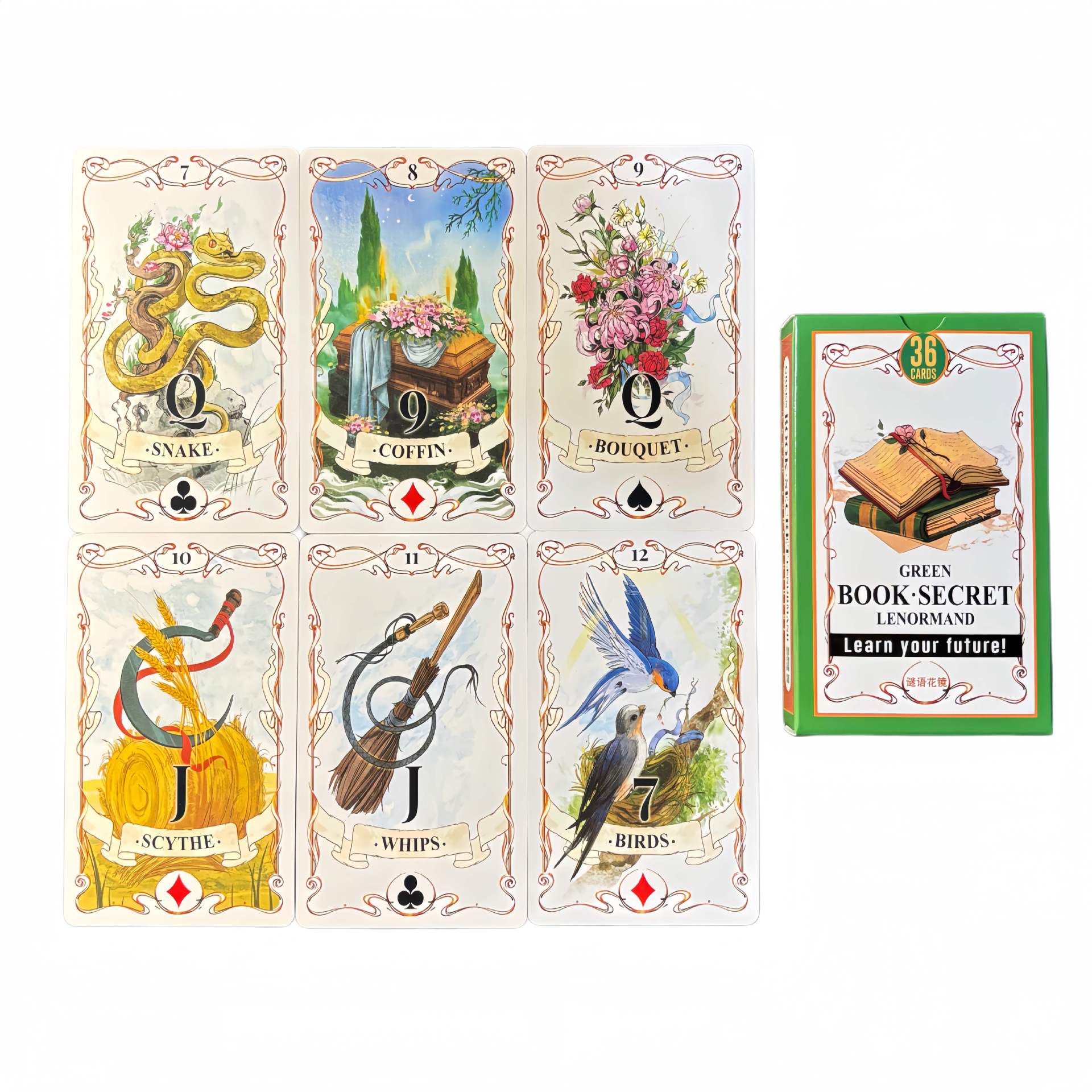 Green Book Secret Lenormand Or - Board Game Life recensie en prijs