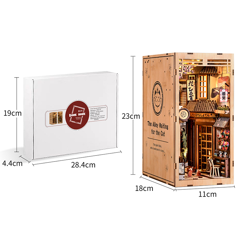 LED Houten Boekenhoekje Kit DI - Miniature Terrain Set recensie en prijs