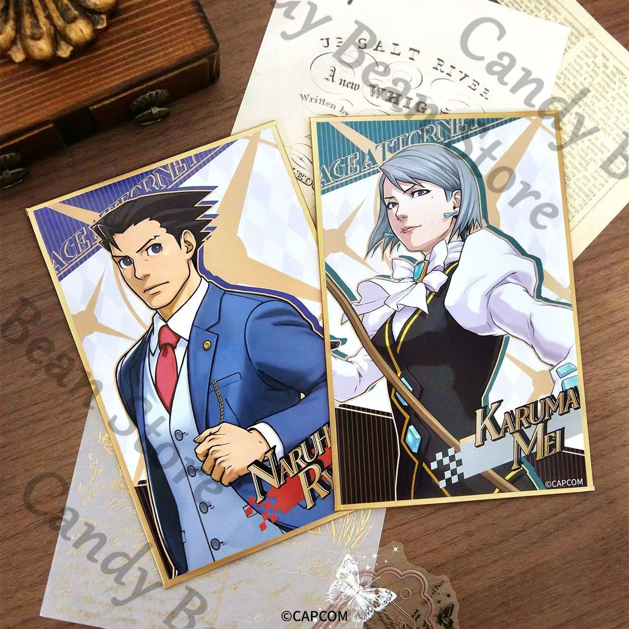 Echte Anime Ace Attorney Miles - Board Game Illustrator recensie en prijs