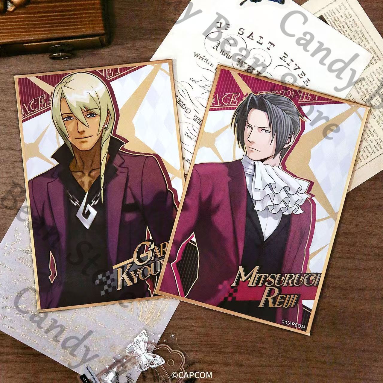 Echte Anime Ace Attorney Miles - Board Game Illustrator recensie en prijs