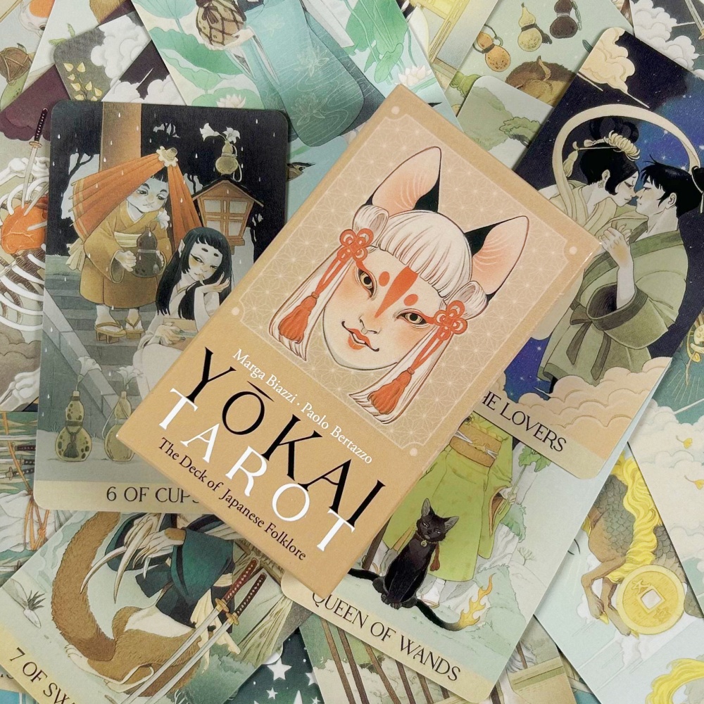 Yokai Tarot Deck 78 stuks kaar - Board Game Illustrator recensie en prijs
