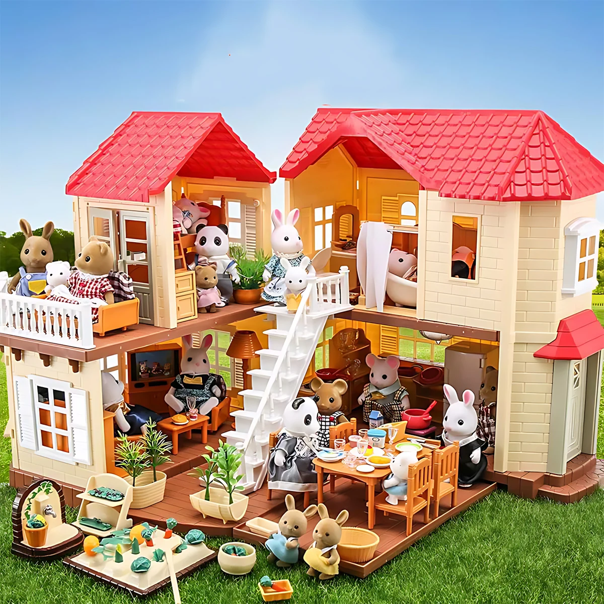 Miniatuurmeubilair 1:12 Poppen - Miniature Terrain Set recensie en prijs