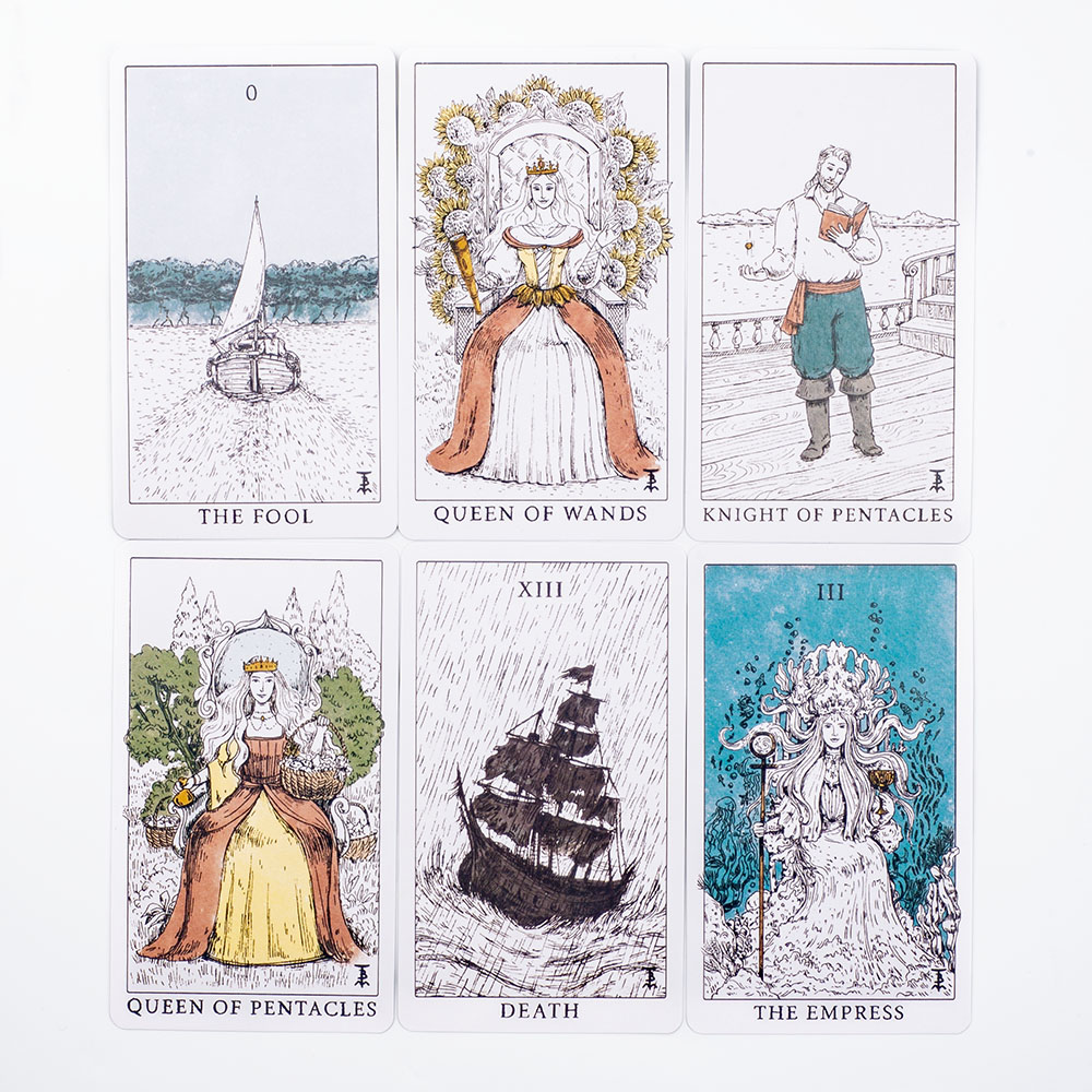 Oceaanthema Storm Tarot Deck 7 - Board Game Life recensie en prijs