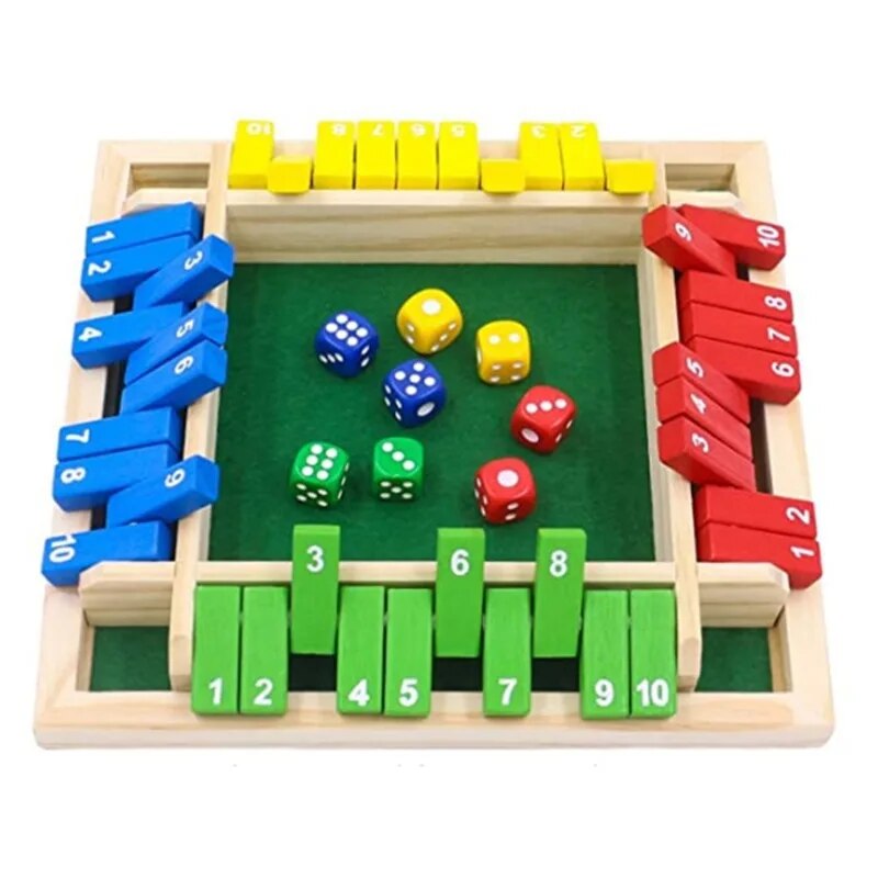 Houten dobbelstenen bordspel S - Board Game With Questions recensie en prijs