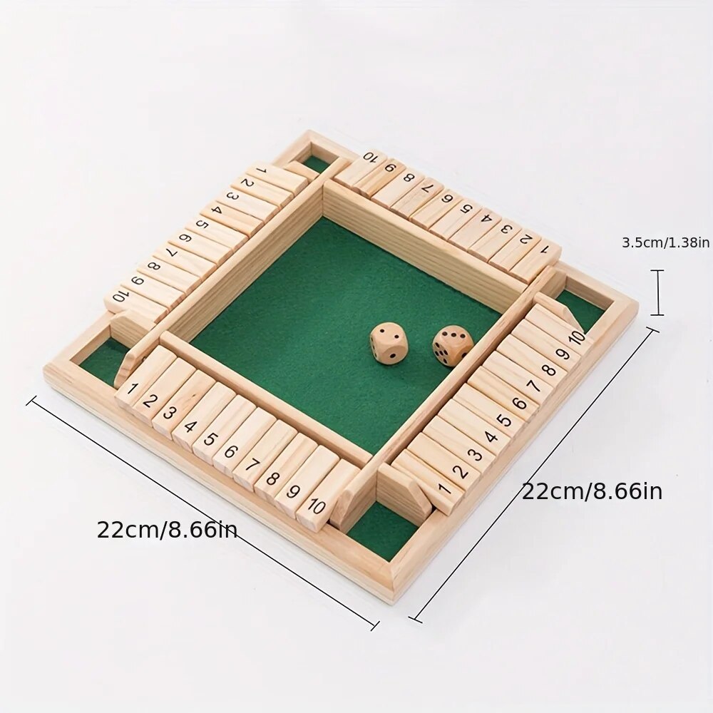 Houten dobbelstenen bordspel S - Board Game With Questions recensie en prijs